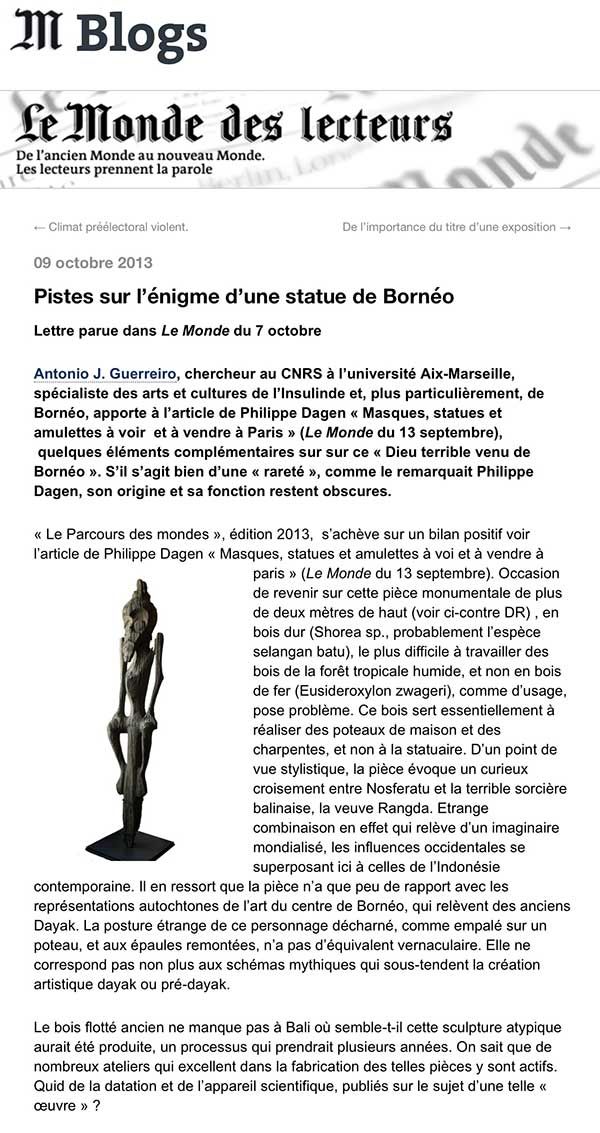 Blog Le Monde-Guerreiro